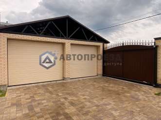 Alutech Prestige 2500х2500 мм. гаражные ворота загородного дома