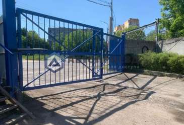 Распашные ворота широкие с автоматикой NICE