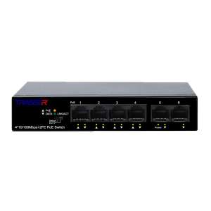 TRASSIR TR-NS1106-60-4POE неуправляемый PoE коммут...
