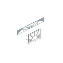 Alutech Sunrise 4 DIS043-4 комплект вставок декора...